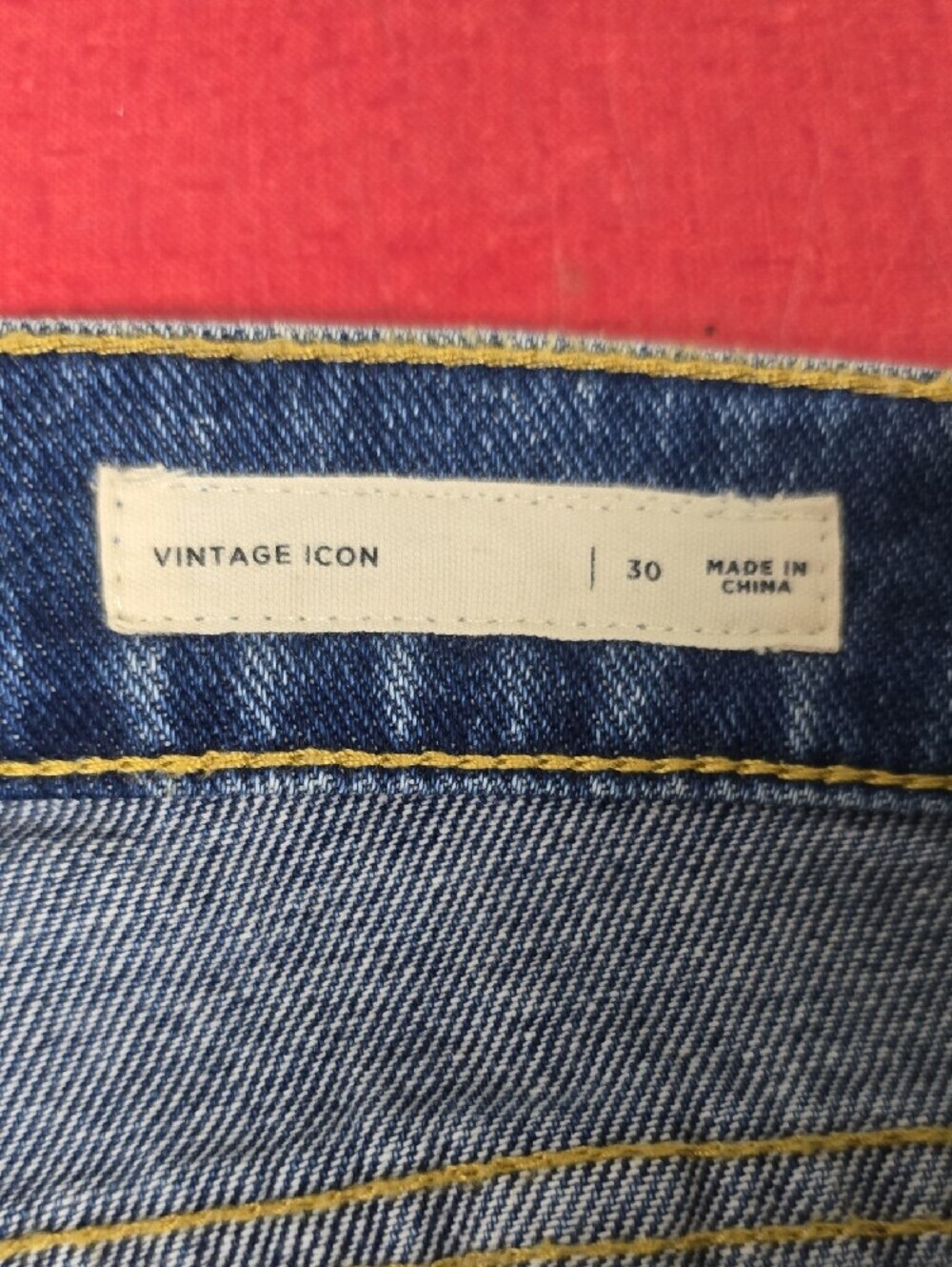Pacsun Vintage Icon Colorblock Two-Tone Blue High-Rise Jeans  Women Size 30 NWT - Picture 14 of 16